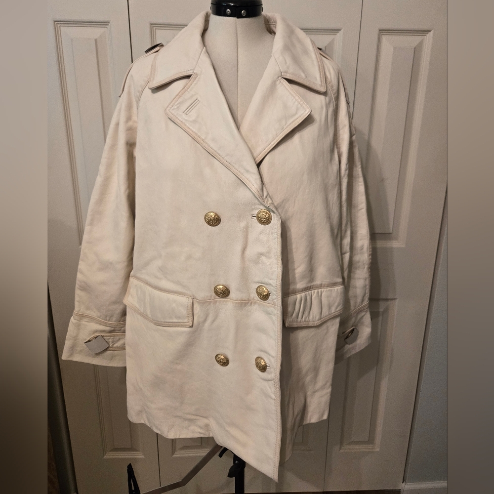 Free People Leather Coat